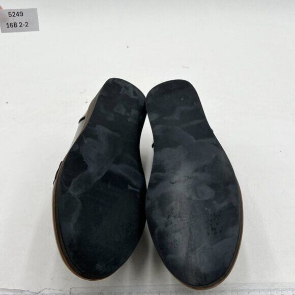 YDN Women Comfort Flats Loafers Slip On Round Closed Toe Printed Patent Leather - Picture 7 of 8